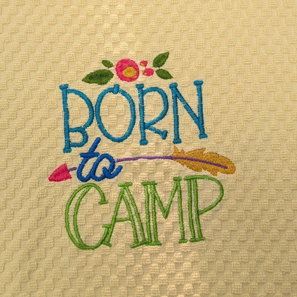 Born to Camp Kitchen Bath Bar Hand Towel